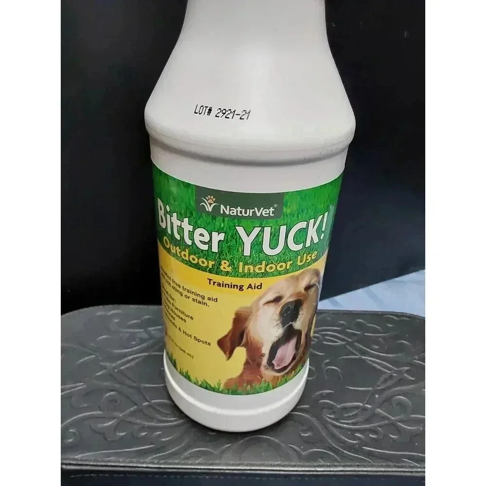 NaturVet Bitter YUCK No Chew Spray Dogs Cats & Horses water base 32 fl oz.